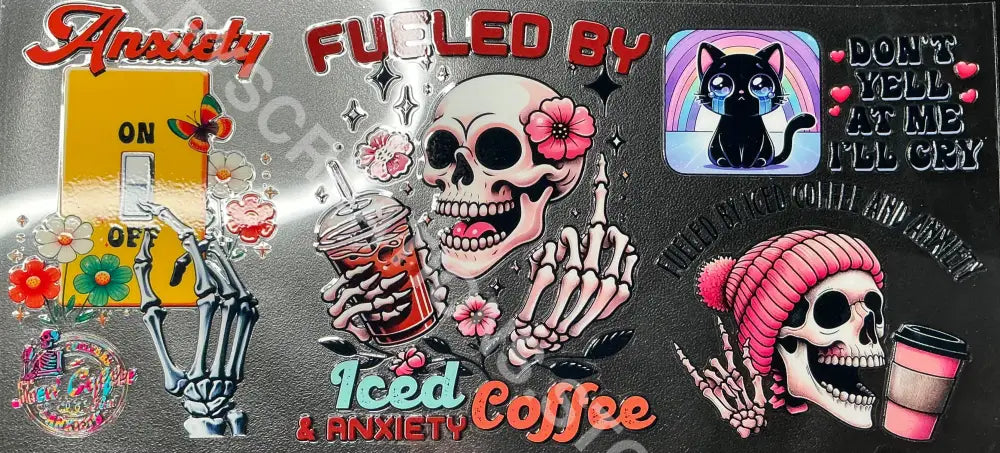 #169 COFFE/ANXIETY SKELE